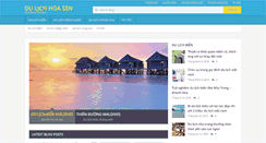 Desktop Screenshot of dulichhoasenchaua.com