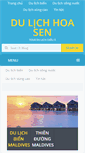 Mobile Screenshot of dulichhoasenchaua.com