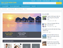 Tablet Screenshot of dulichhoasenchaua.com
